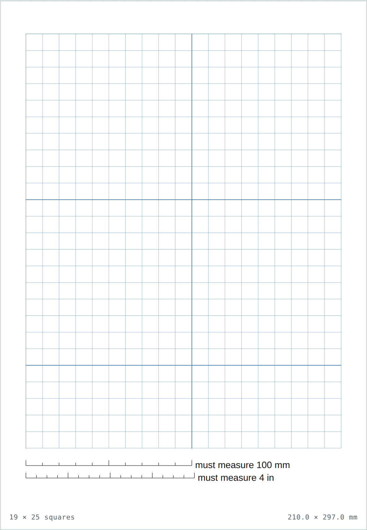 1 cm grid paper — printable centimetre squared paper PDF preview